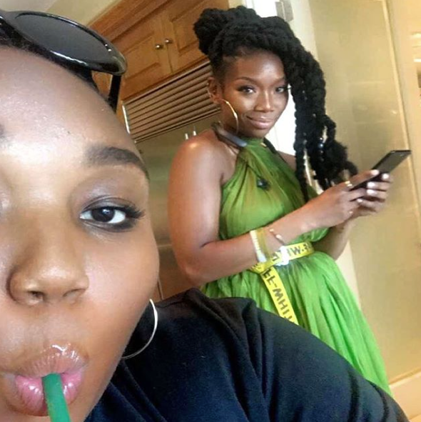 Here Are Cute Twinning Photos Of Brandy And Her Daughter Sy'rai